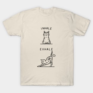 Inhale Exhale American Shorthair T-Shirt